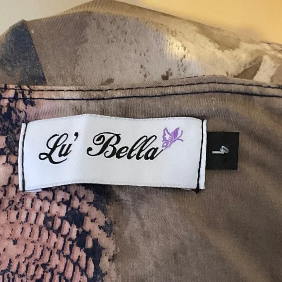 Reptile Patterned Maxi Dress - Picture 4 of 5